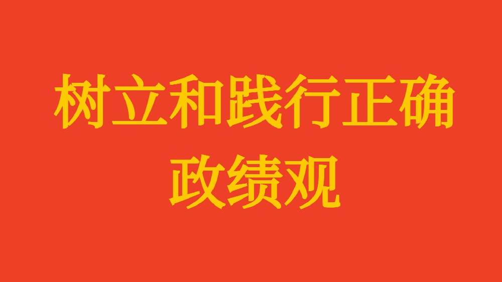 实干担当 为民造福——习近平总书记引领全党树立和践行正确政绩观